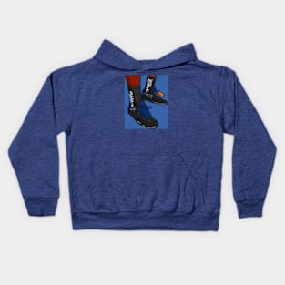 the black shoes Kids Hoodie